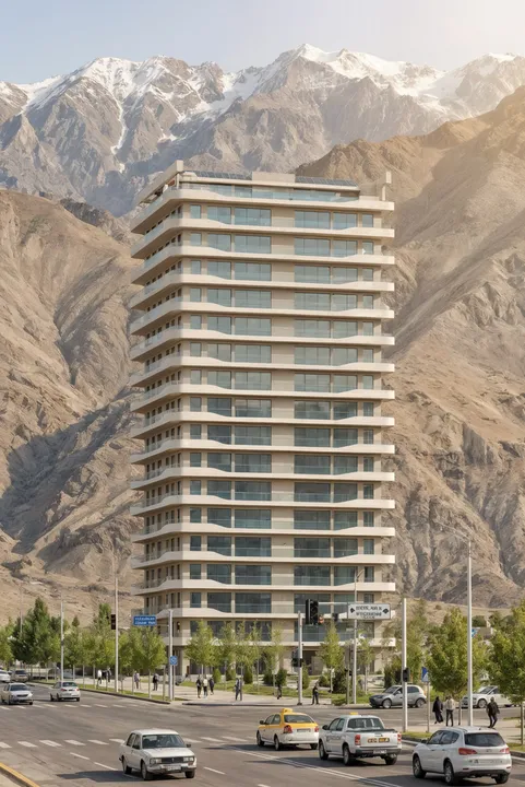 طراحی کانسپچوال برج در تاجیکستان