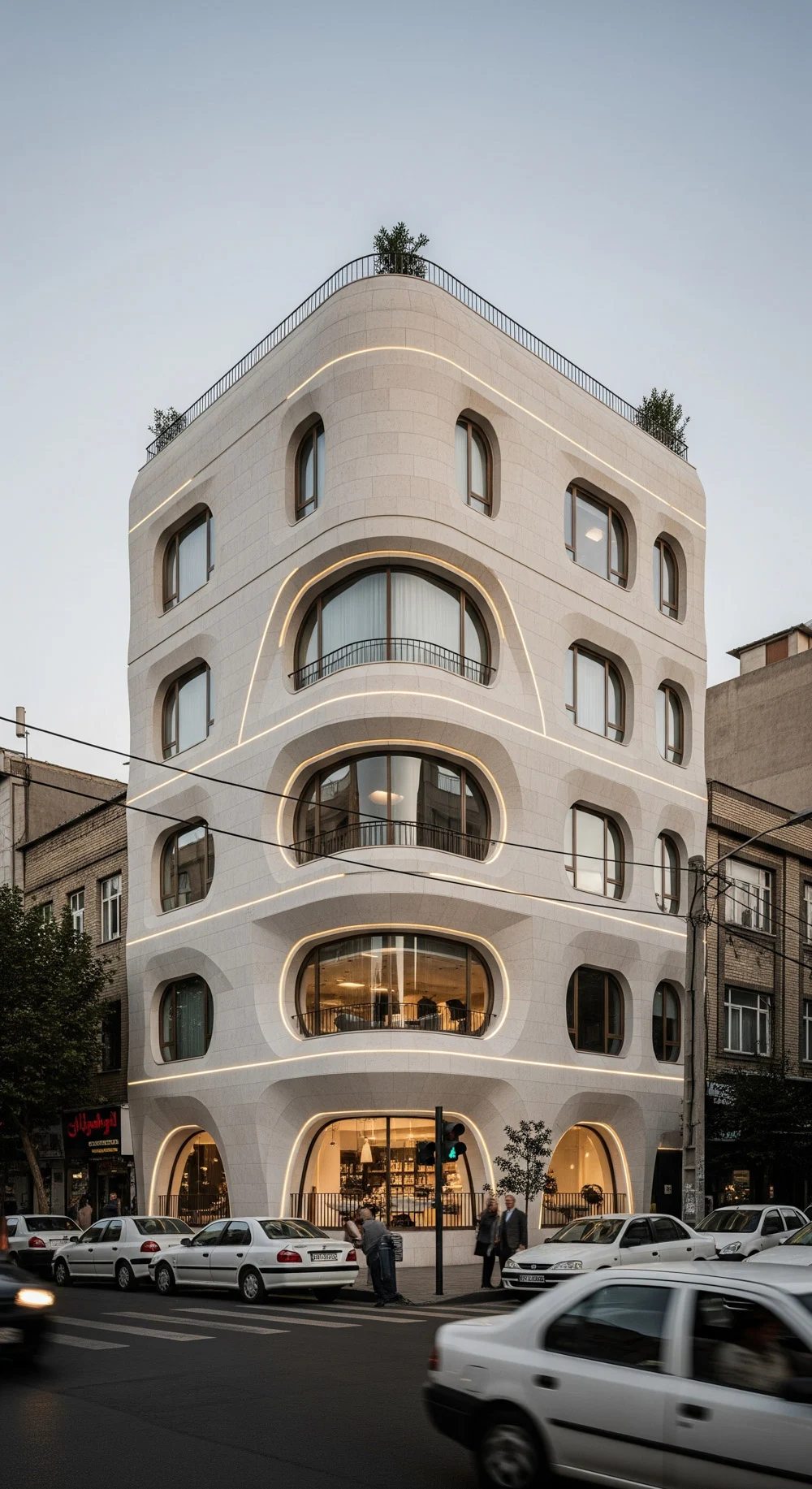Conceptual Women's Beauty Salon — Street facade concept