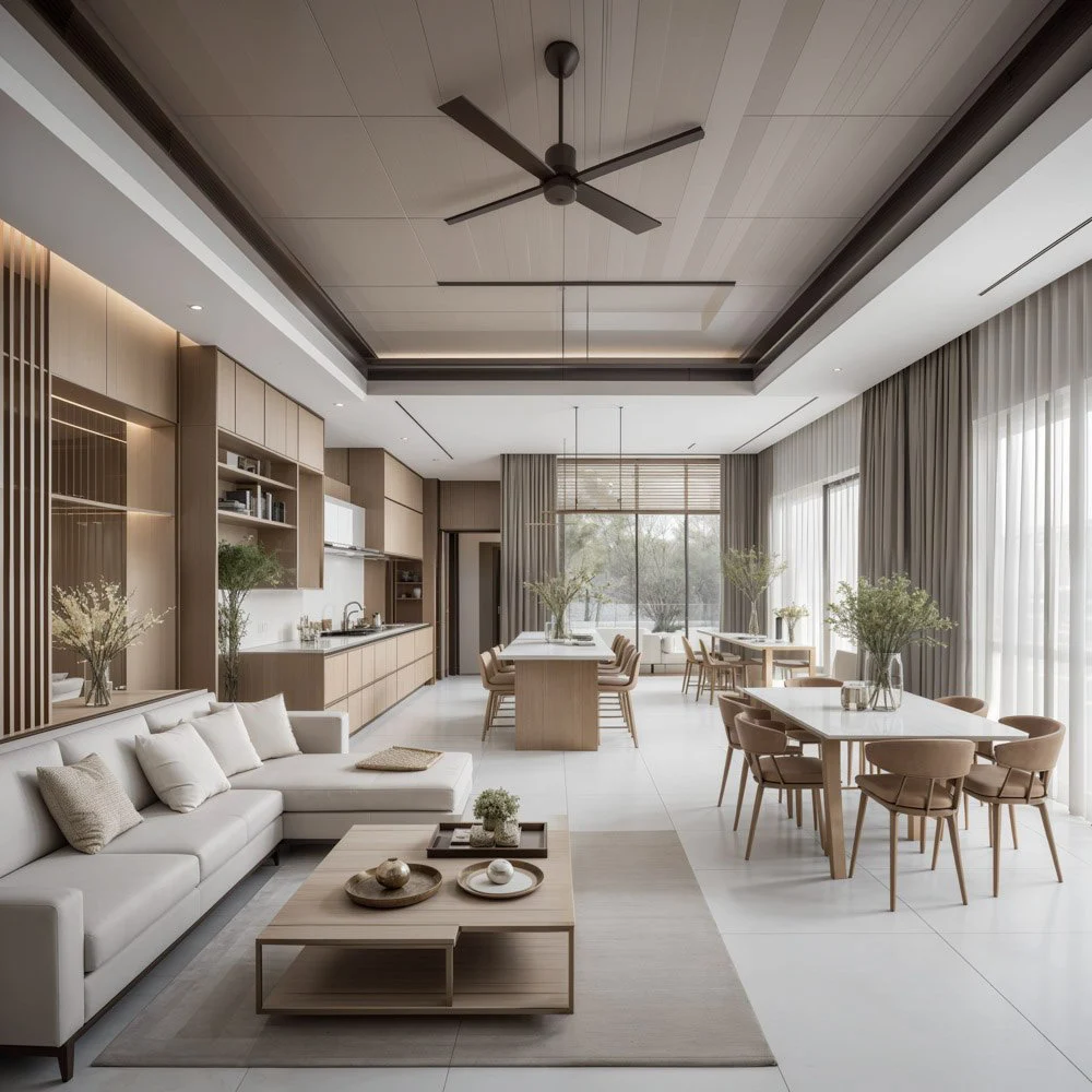 Terraced Eye Hospital — Interior atmosphere study