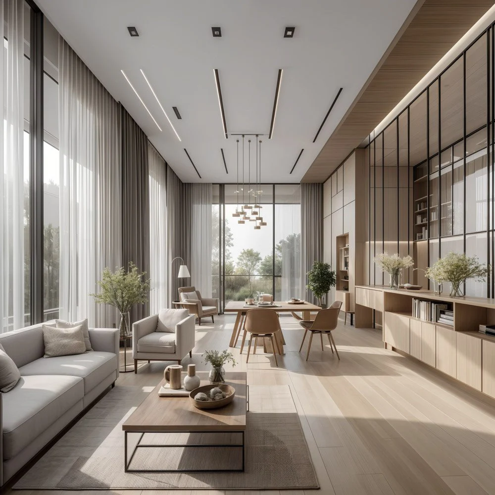 Terraced Eye Hospital — Interior perspective