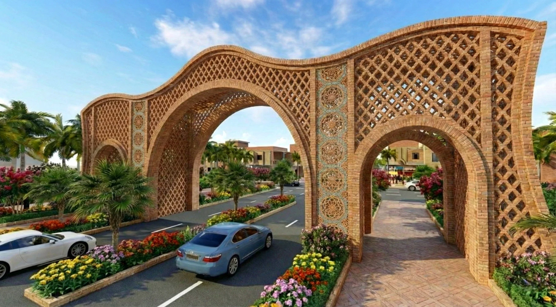 دهکده گردشگری دزفول — ورودی مجموعه